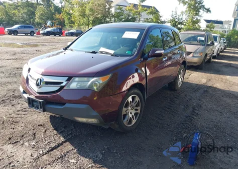 2008 Acura Mdx Technology из США, поврежденный, VIN 2HNYD28658H552736